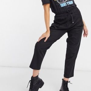 Pull&Bear Black Drawstring Pants